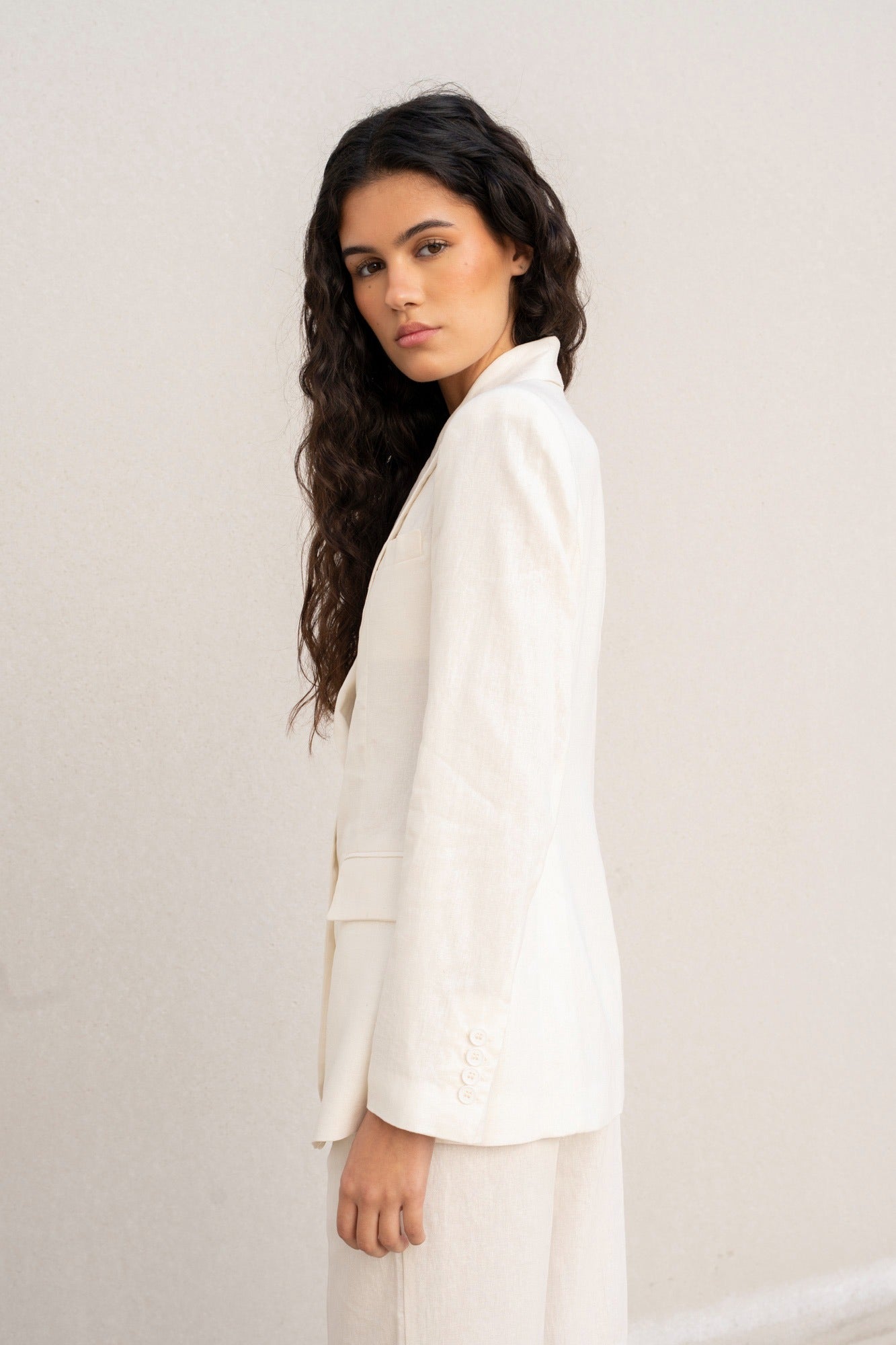 Blazer Linho - Lichia