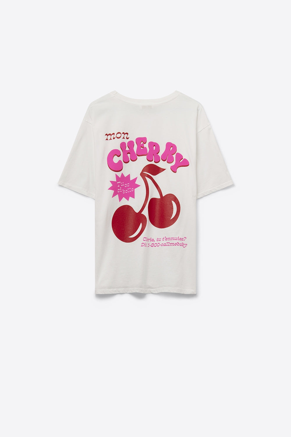 T-shirt branca - Mon Cherry