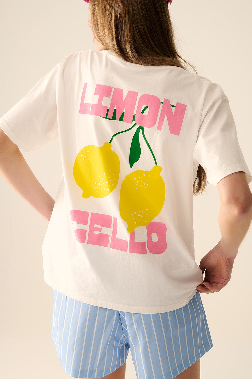 T-shirt branca - Limoncello