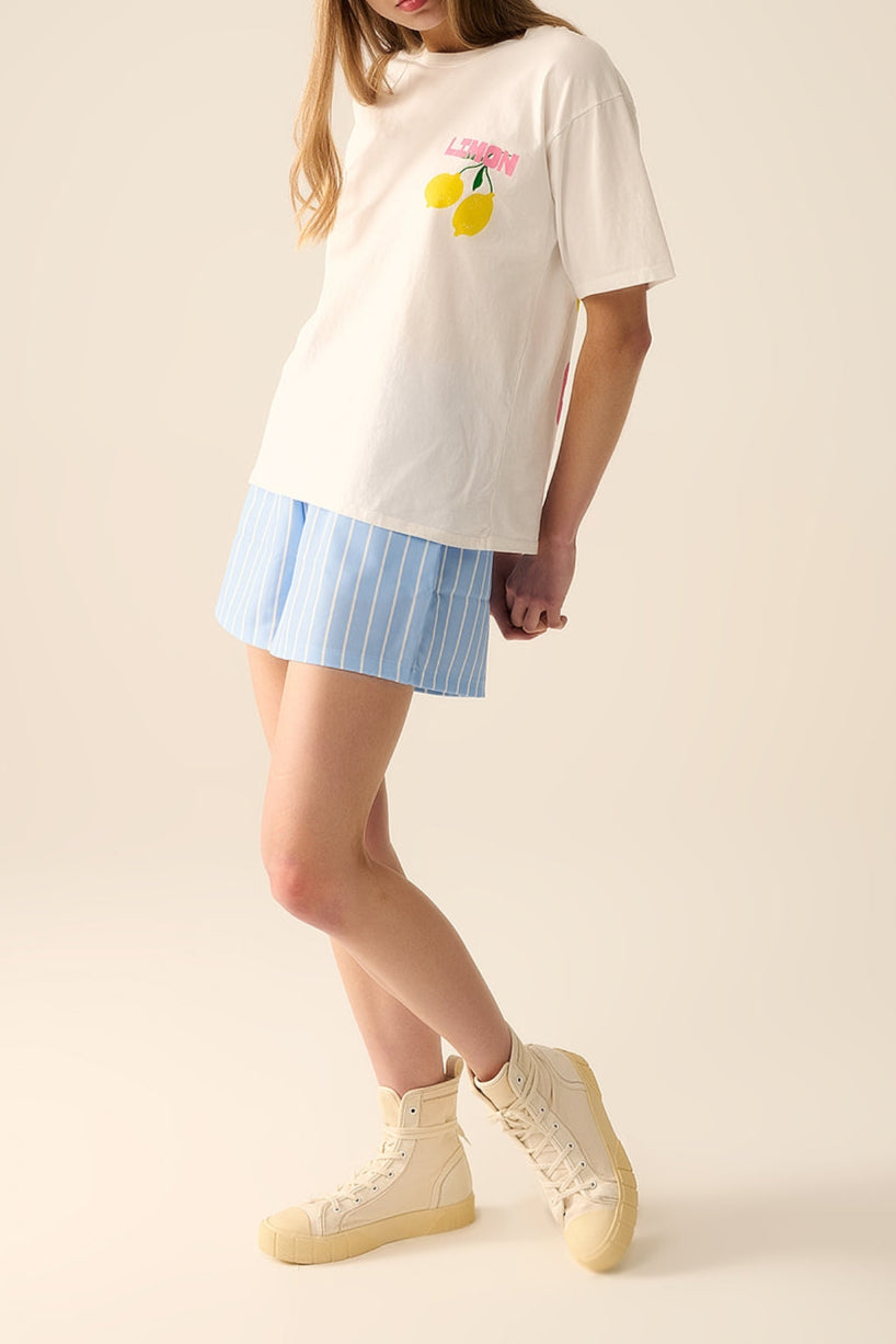 T-shirt branca - Limoncello