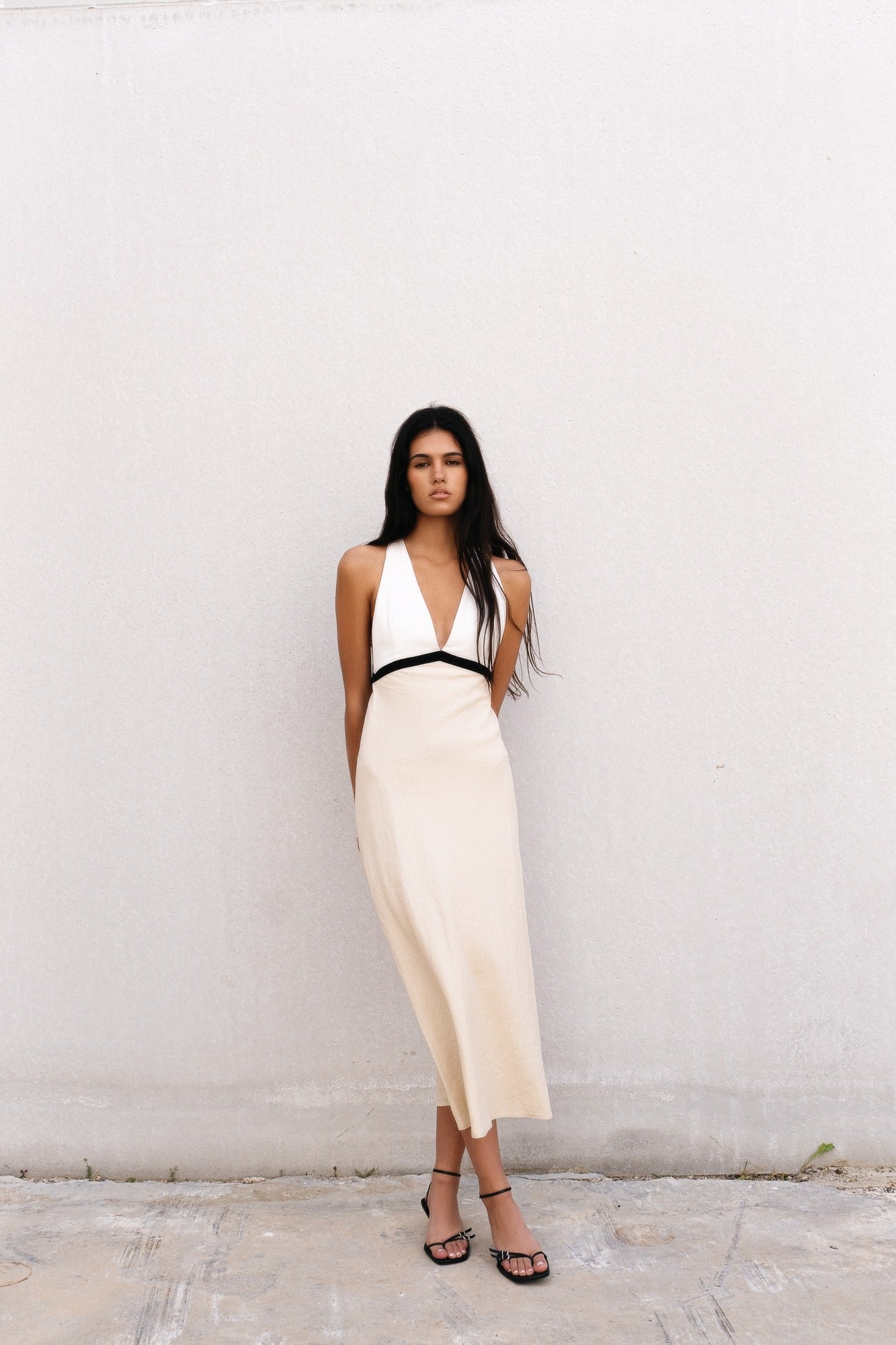 Vestido linho - La Jolla Cove