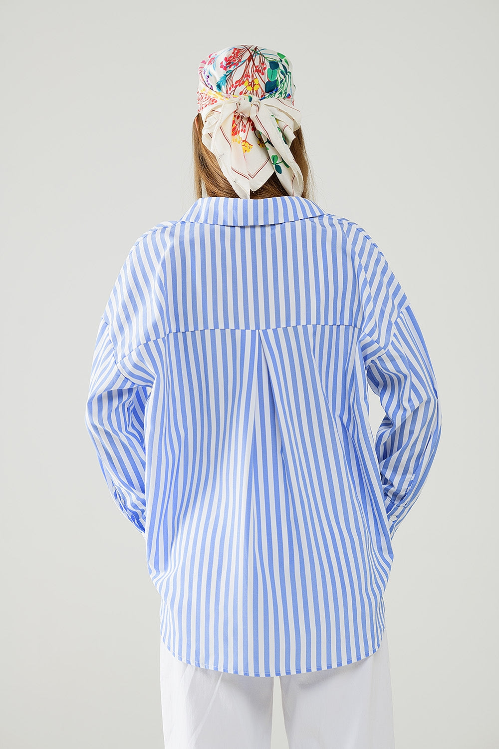Camisa em popeline de riscas - Frankie