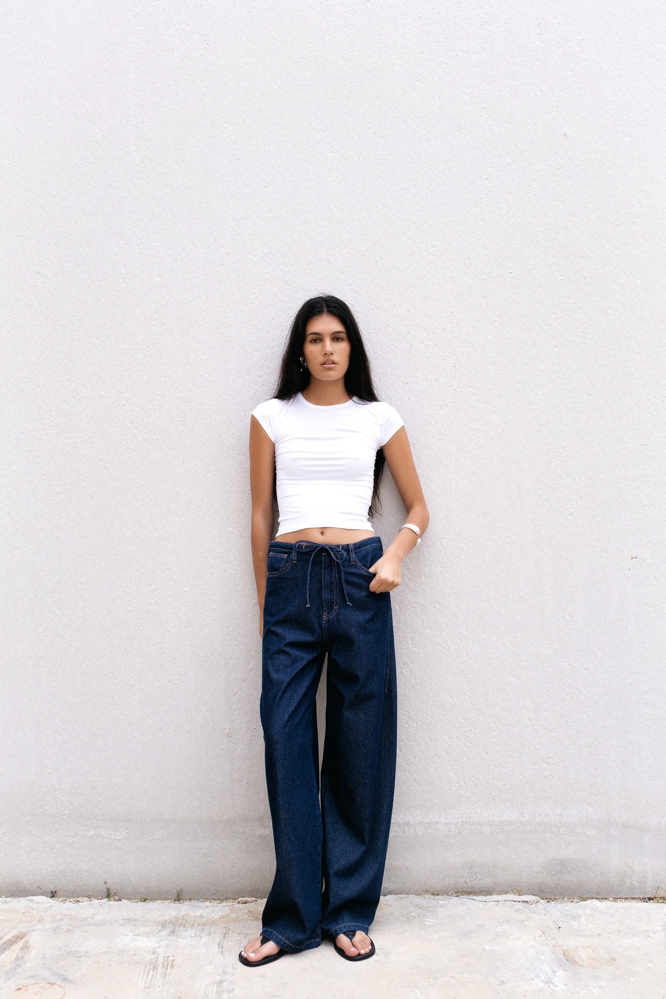 Calças Flow Denim