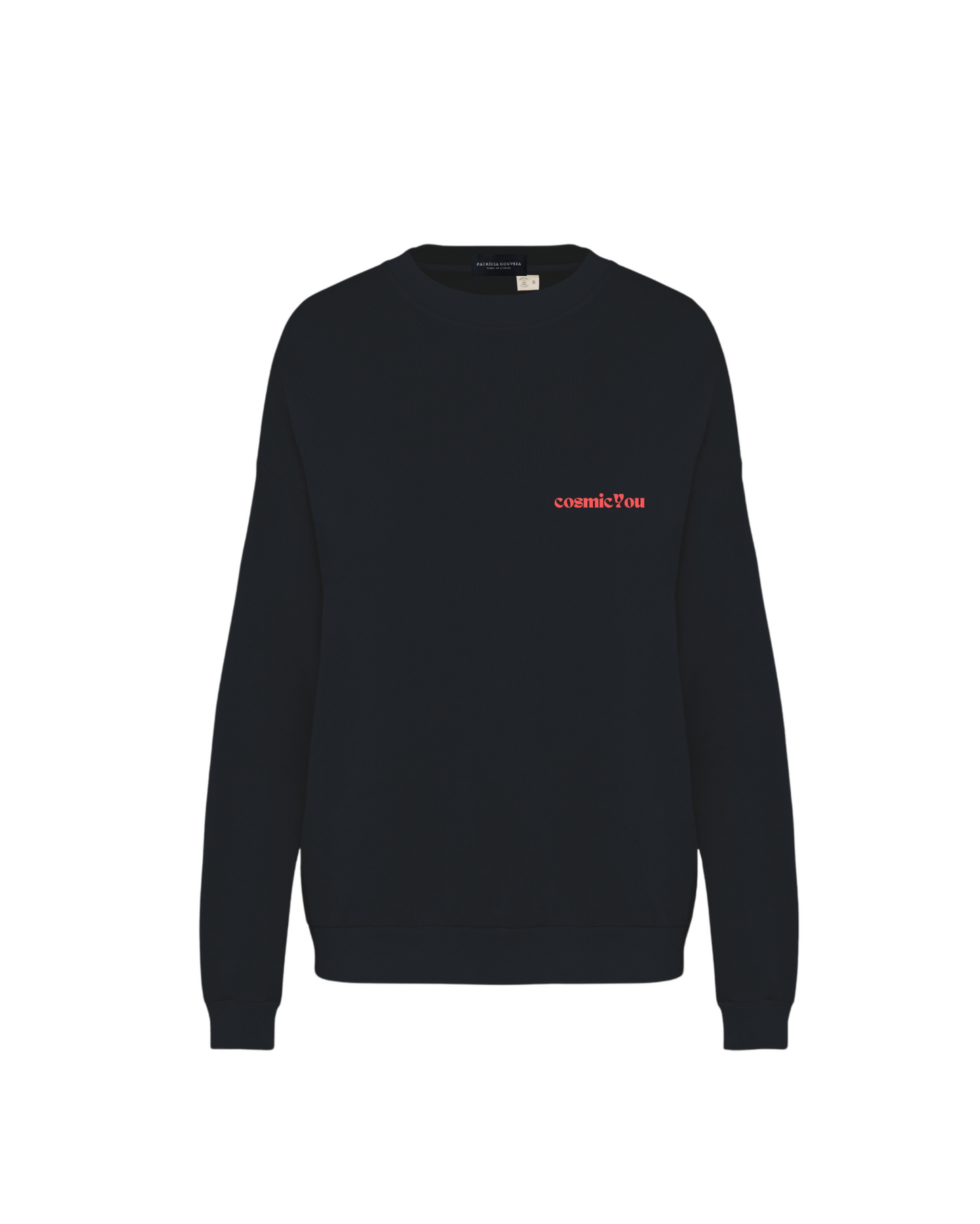 Sweatshirt "cosmicYou" Washed Black