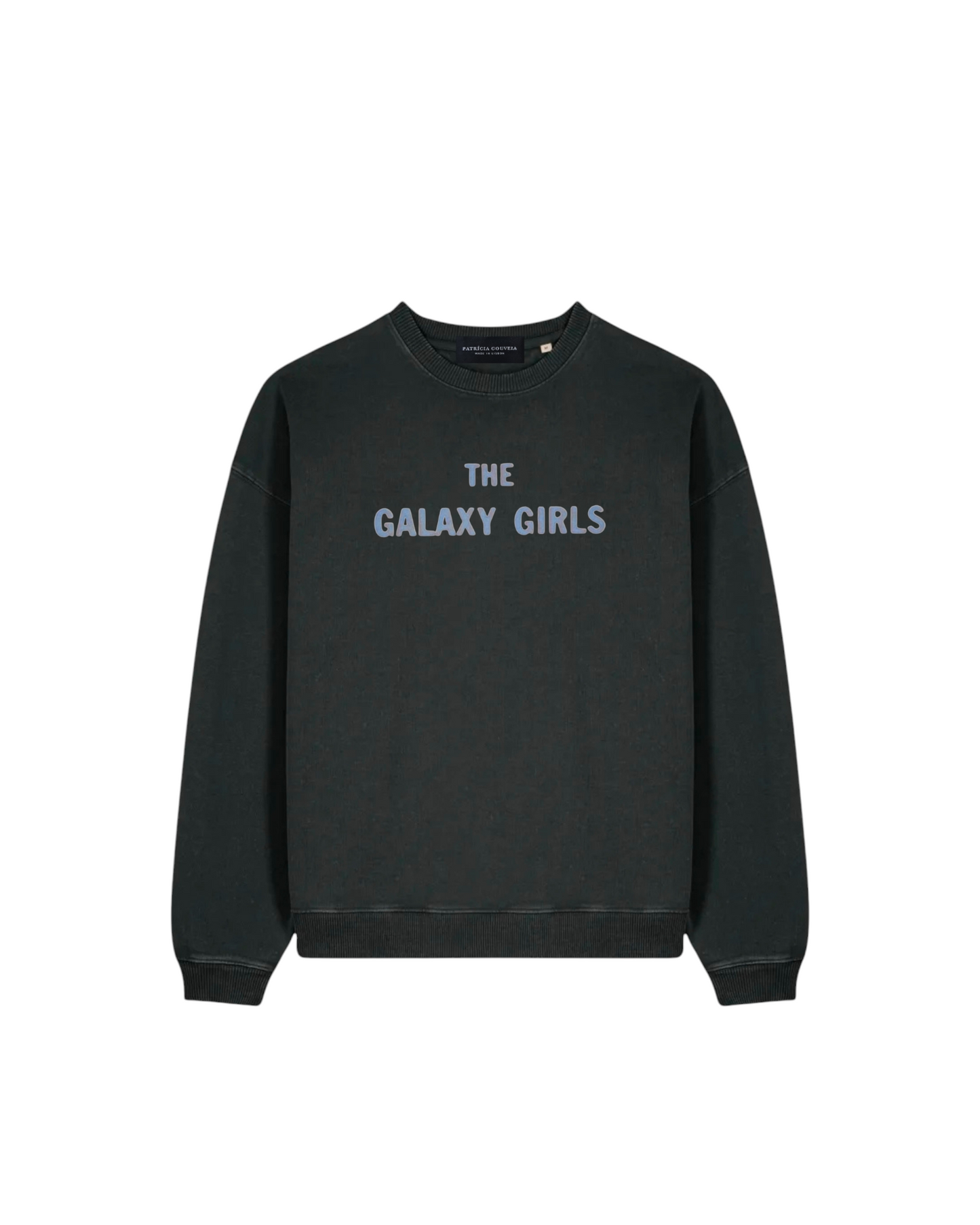 Sweatshirt "The Galaxy Girls" Washed Black