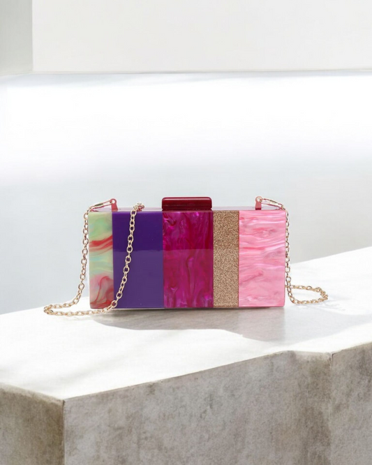 Clutch acrílica - Cora