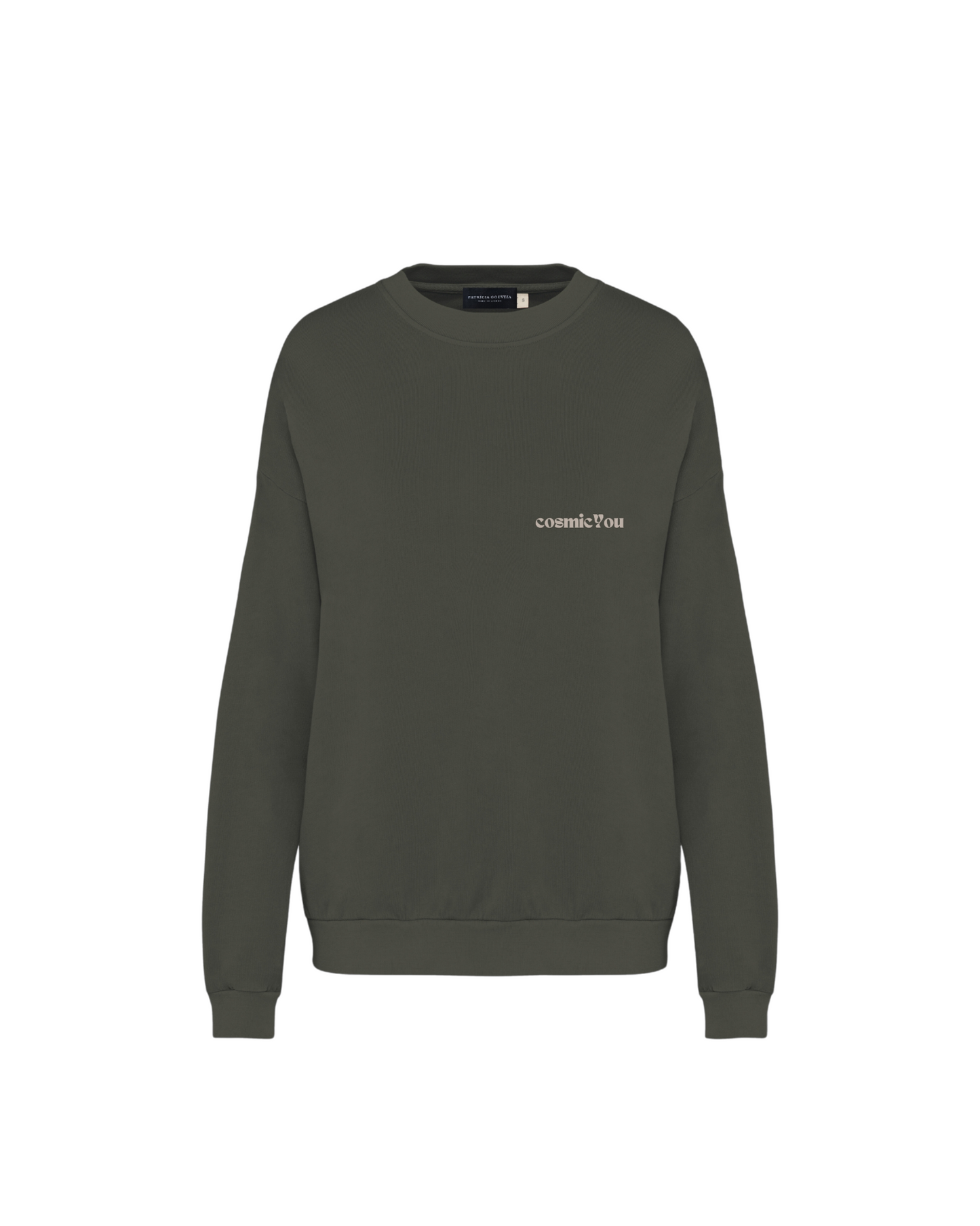 Sweatshirt "cosmicYOU" Green Khaki