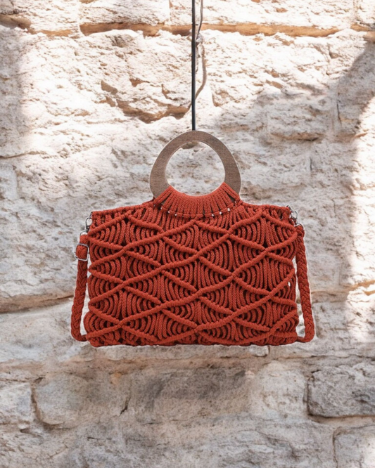 Mala shopper em croché - Formentera