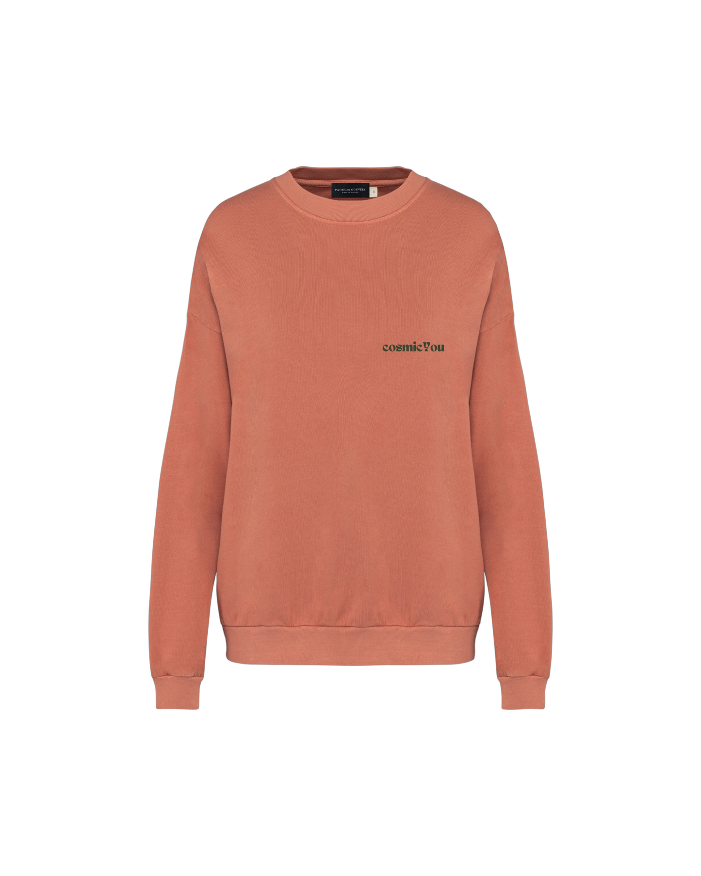 Sweatshirt "cosmicYou" Washed Burnt Orange