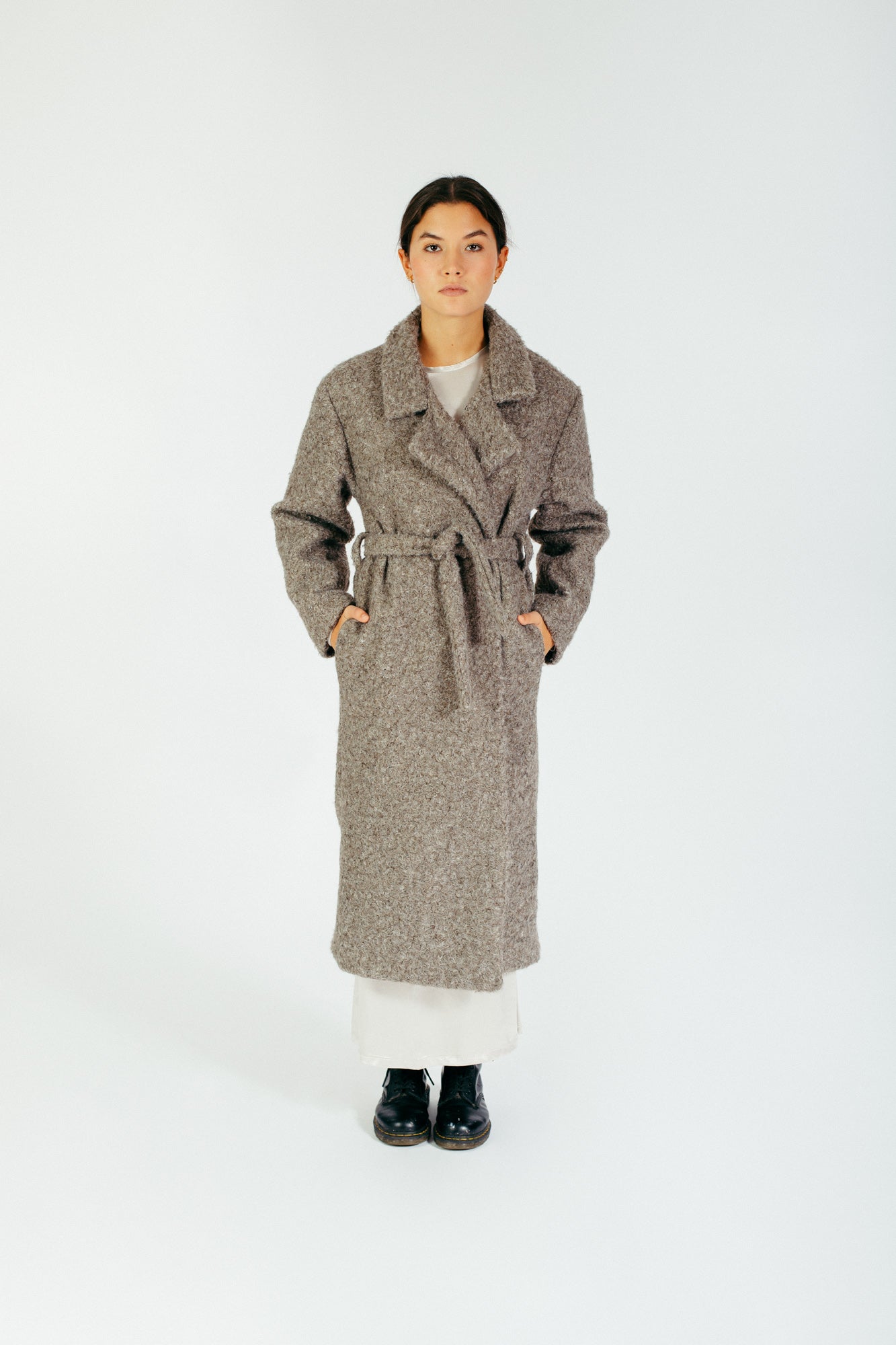 9778 - SALVATORE COAT - GREIGE -BYOU by Patricia Gouveia