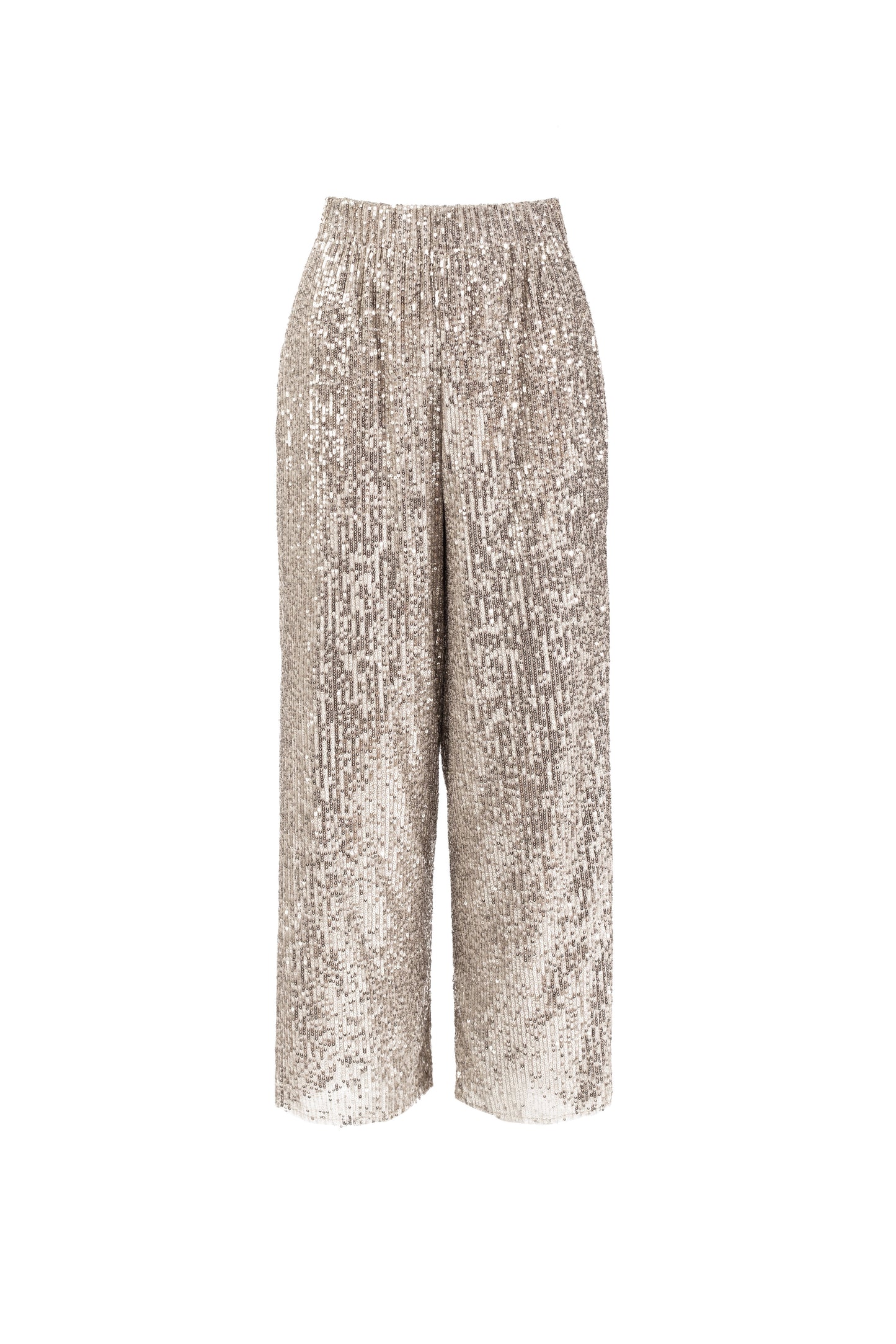 9775 - OUANI - SEQUINS SILVER PANTS -BYOU by Patricia Gouveia
