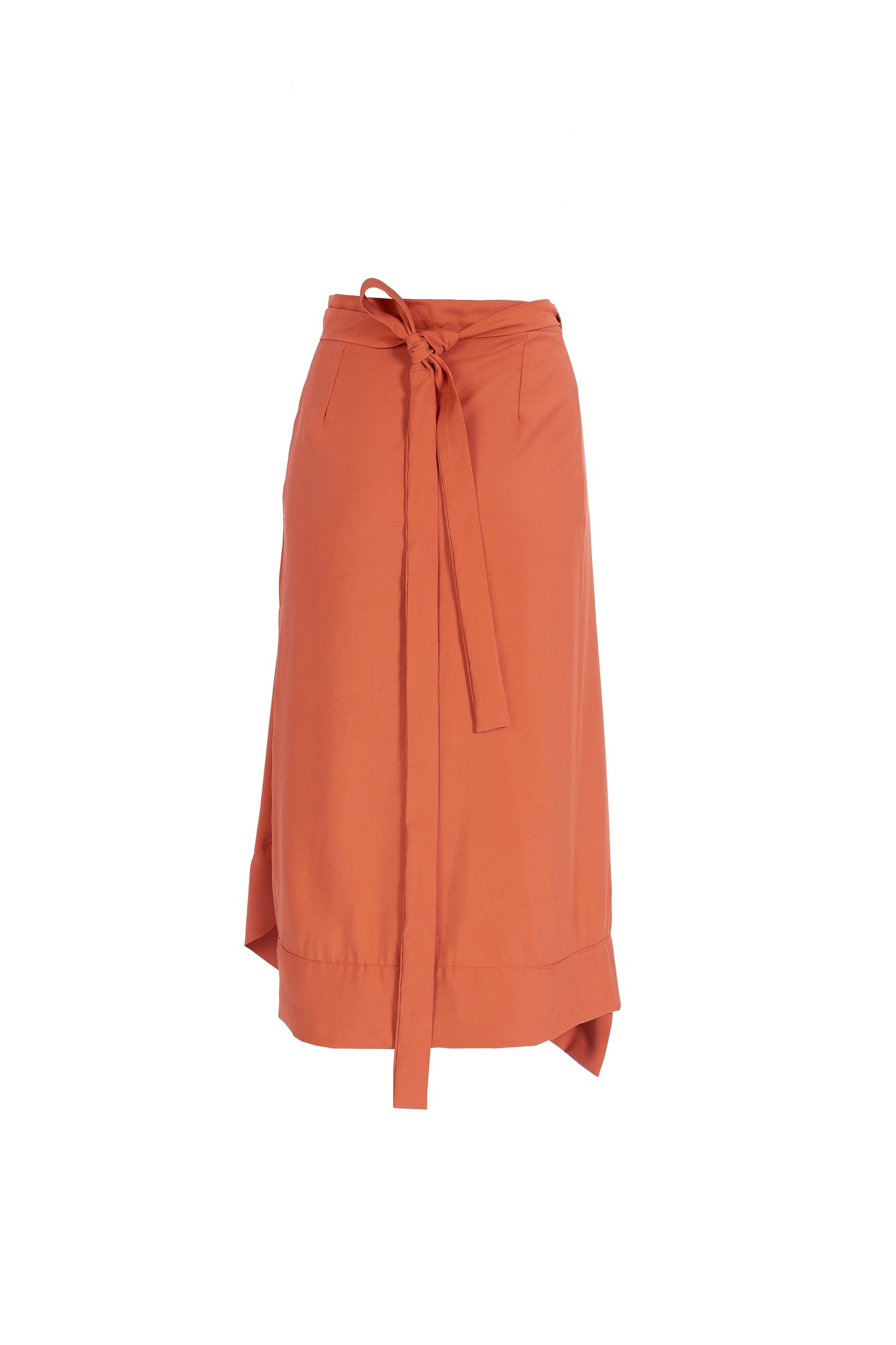 Sense | deep carrot orange skirt