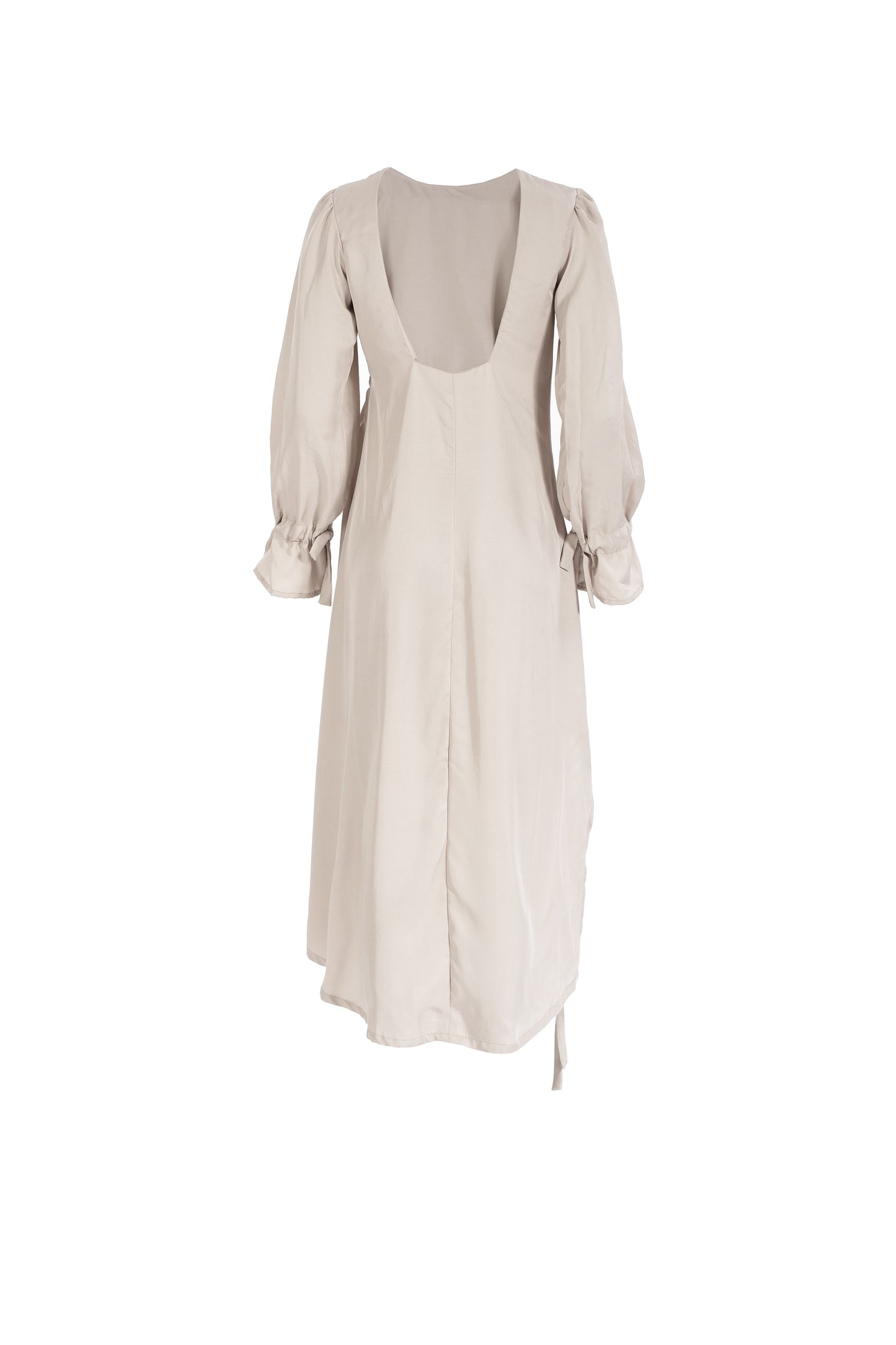 Hausse | robe coquille d'oeuf blanche