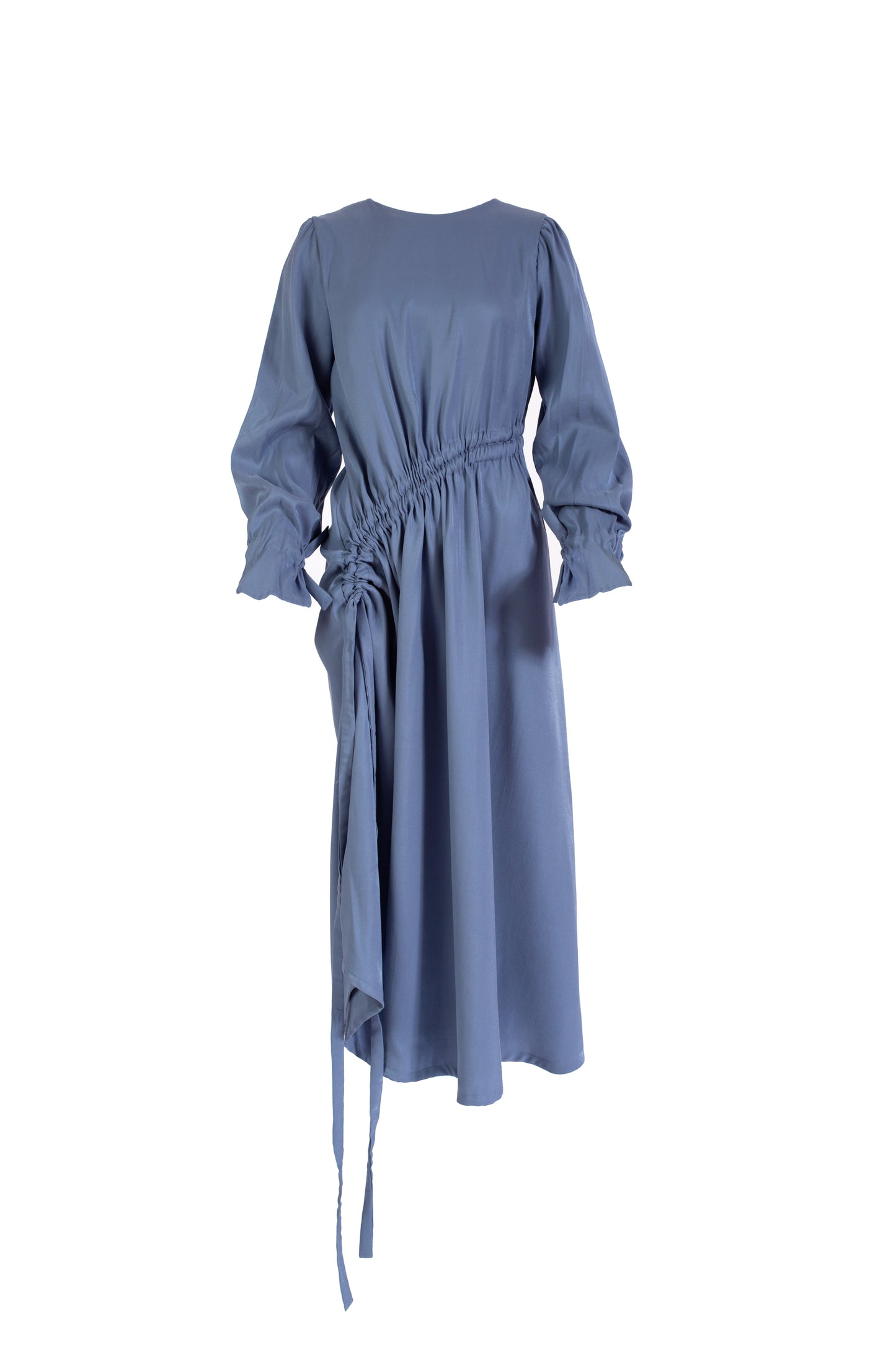 mystérieux | robe bleu acier