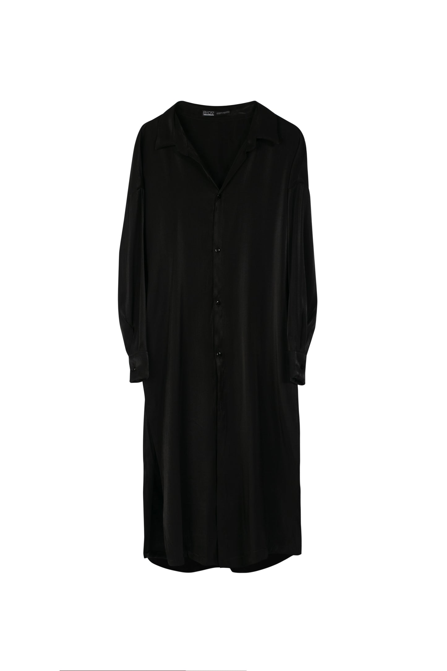 Robe chemise noire | Mer Caspienne