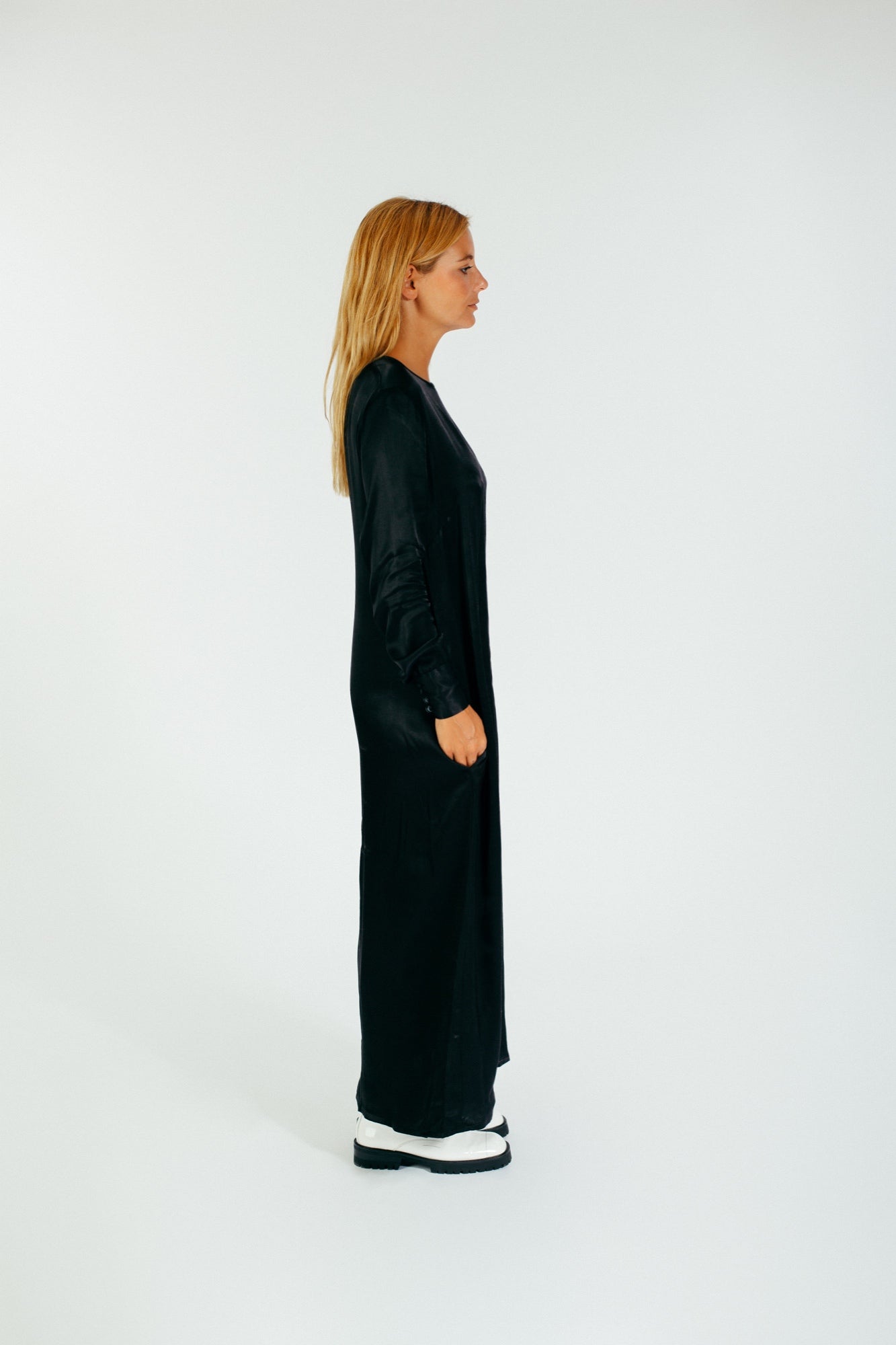 9781 - SONDRA DRESS | BLACK -BYOU by Patricia Gouveia