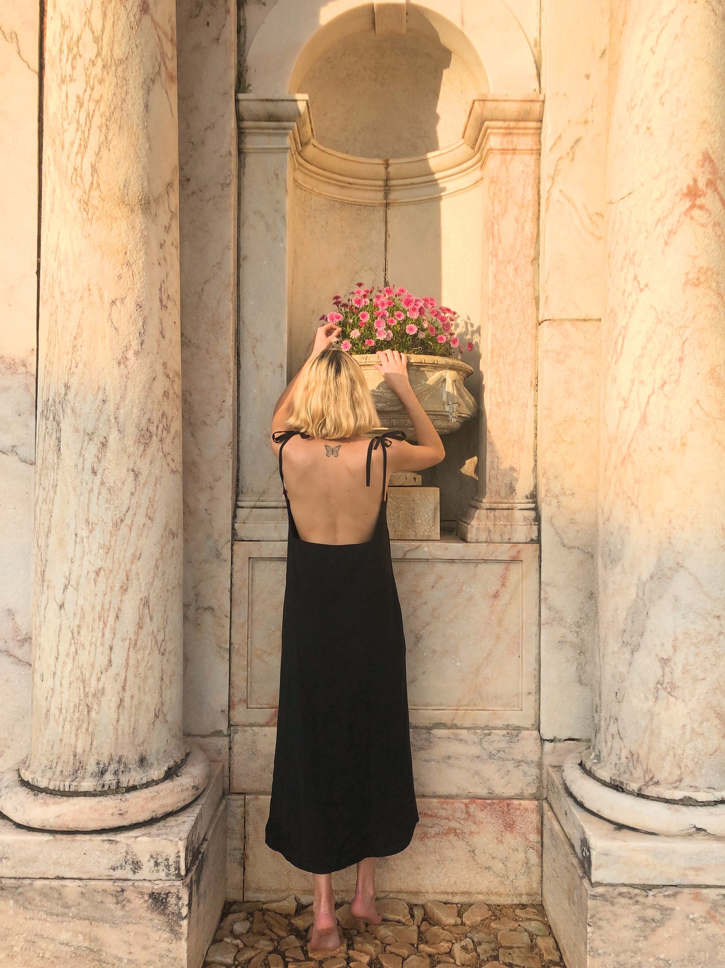 9753 - NIALA - BLACK DRESS -BYOU by Patricia Gouveia
