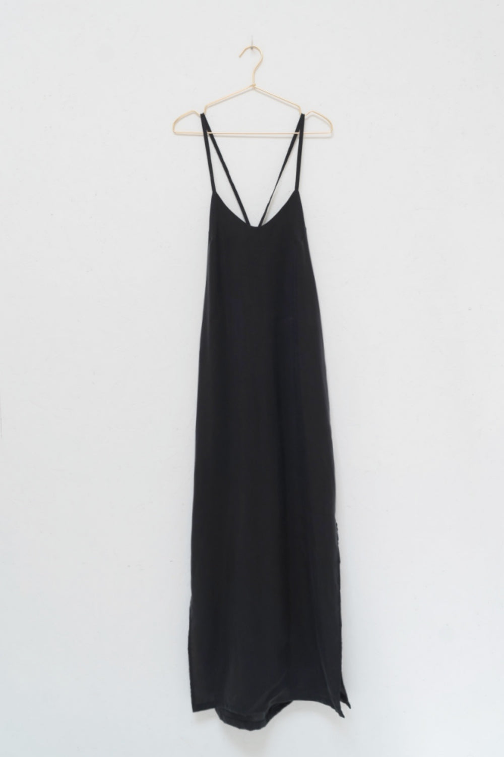 Slip dress | black smoke