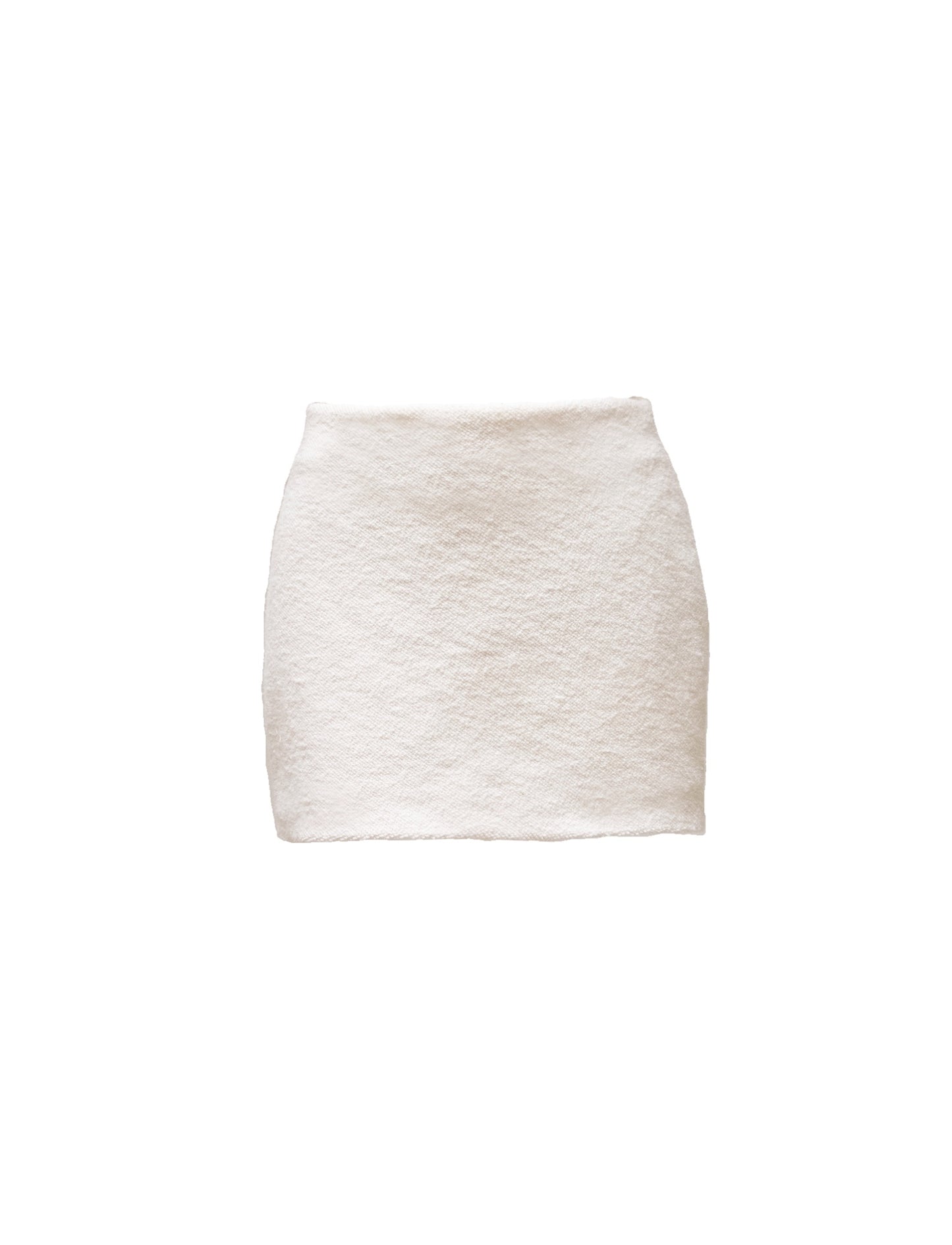 L'Amor | brut cotton mini skirt