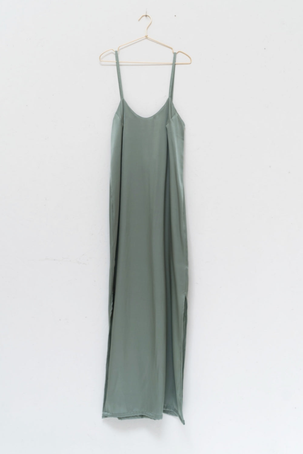 Slip dress | green sea